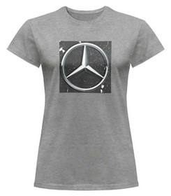 Bluzka damska z naszywką Mercedes logo