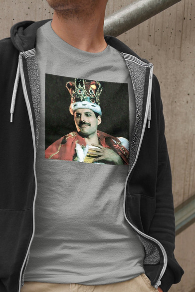 Koszulka z naszywką Queen Freddie Mercury 2