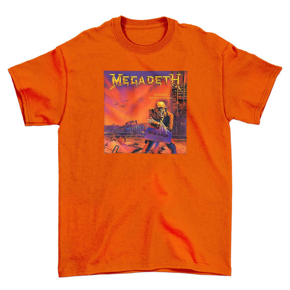 Koszulka z naszywką Megadeth Peace sells