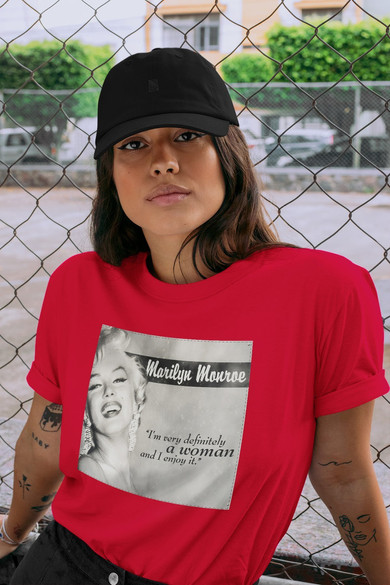 Koszulka z naszywką Marilyn Monroe 02