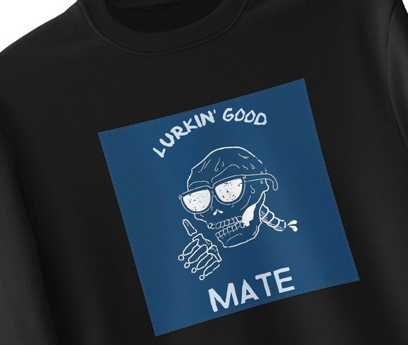 Bluza z naszywką Lurkin' good mate