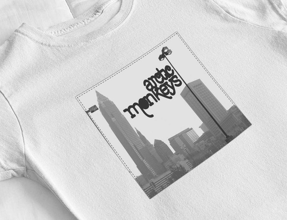 Bluzka damska z naszywką Arctic Monkeys 02