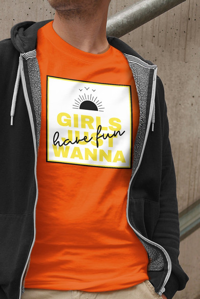 Koszulka z naszywką Girls just wanna …