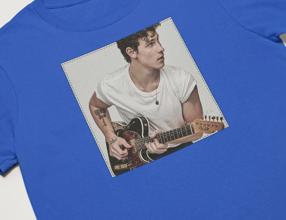 Koszulka z naszywką Shawn Mendes 04
