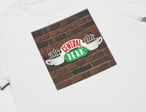 Koszulka z naszywką Friends central perk