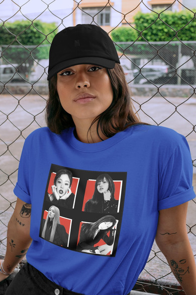 Koszulka z naszywką BlackPink Squad