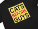 Koszulka z naszywką Cats before guys