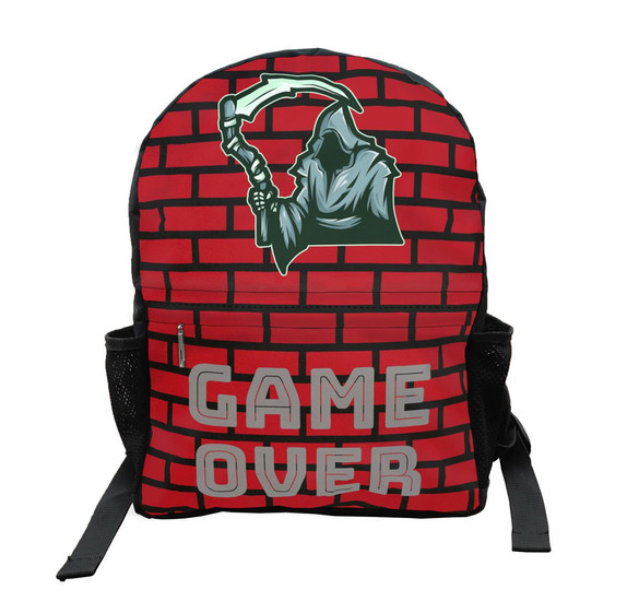 Plecak Szkolny BRICKS/ GAME OVER Dodaj napis!