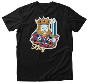 Koszulka na walentynki King Król z kart DLA NIEGO