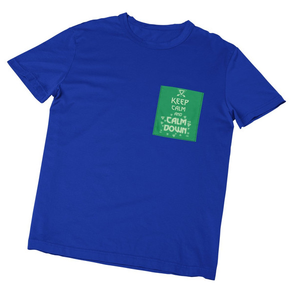 Koszulka z kieszonką KEEP CALM AXII