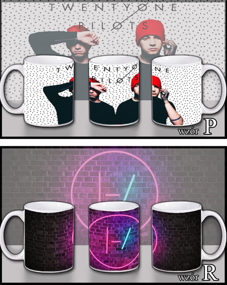 Zestaw 21 TWENTY ONE PILOTS poduszka+kubek+GRATIS!