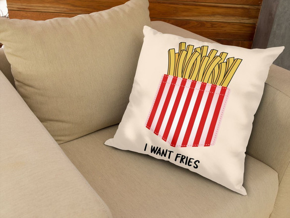 Poduszka I want fries