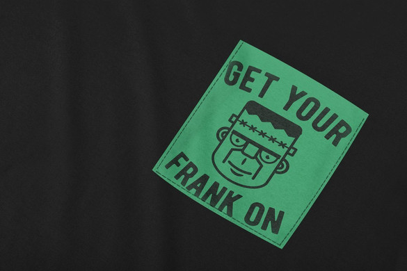 Koszulka z kieszonką GET YOUR FRANK ON