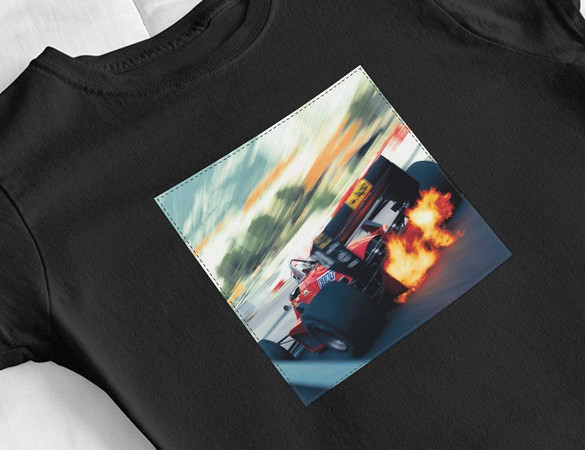 Bluzka damska z naszywką F1 car