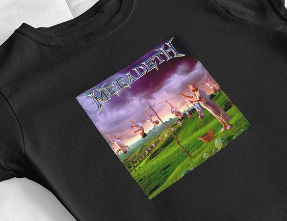 Bluzka damska z naszywką Megadeth Southanasia