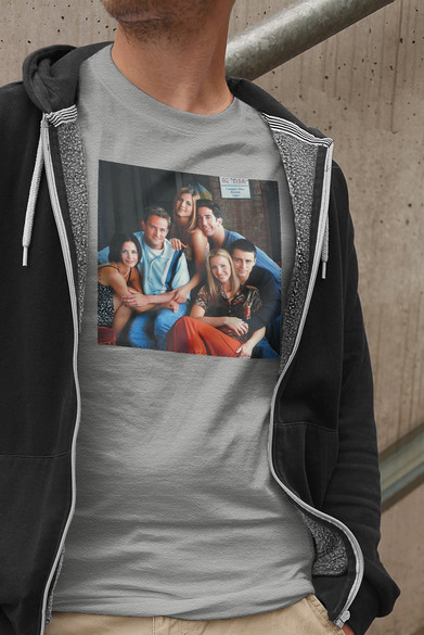 Koszulka z naszywką Friends squad 2