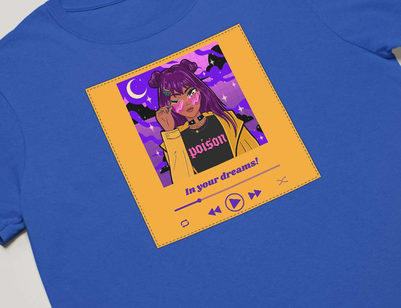 Koszulka z naszywką In your dreams