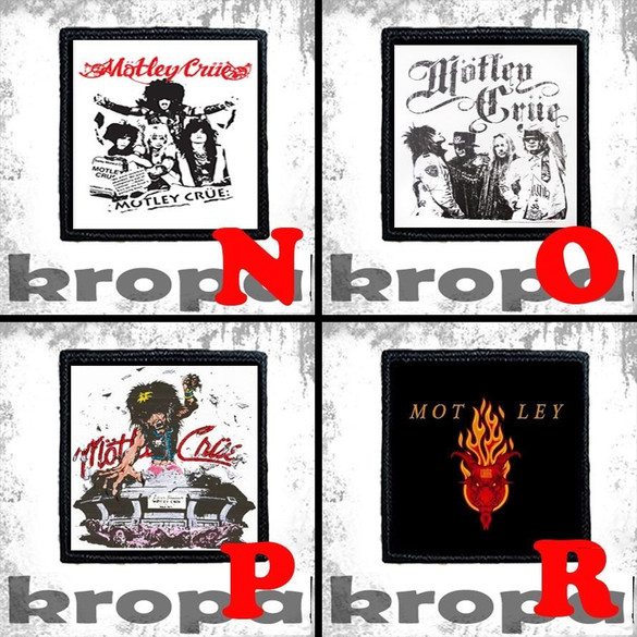 Naszywka MOTLEY CRUE 8 X 8 cm Dużo Wzorów!