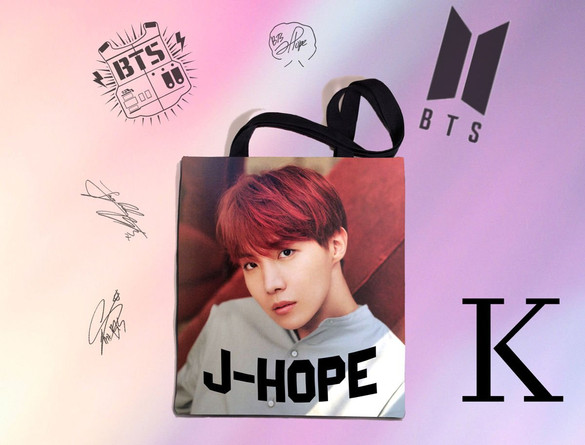 Torba na ramię BTS k-pop FULLPRINT z Polski WZORY