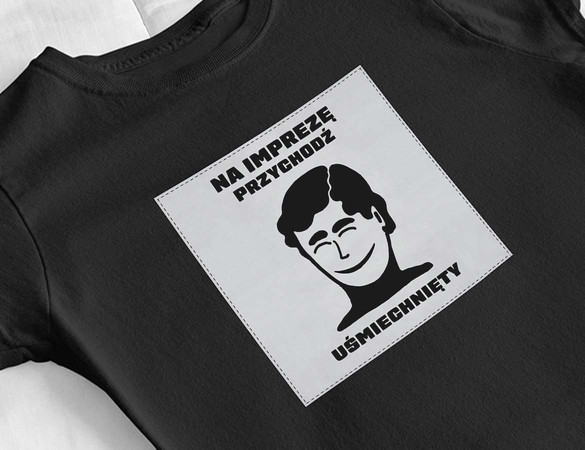 Bluzka damska z naszywką PRL- Impreza