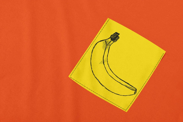 Koszulka z kieszonką BANAN BANANA