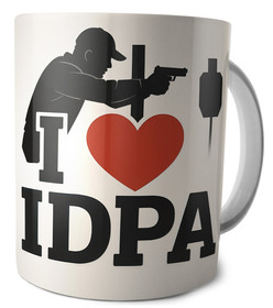 Kubek dla strzelca I LOVE IDPA