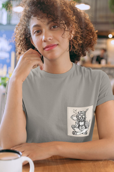 Koszulka z kieszonką PACYFA PEACE