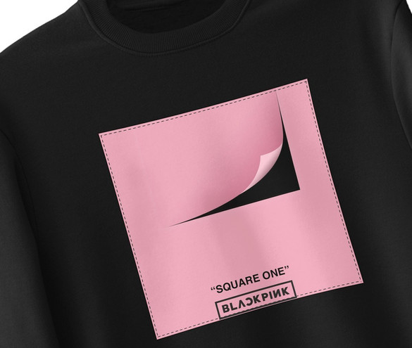 Bluza z naszywką BlackPink Square one