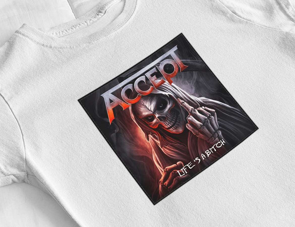 Bluzka damska z naszywką ACCEPT Life's a ...