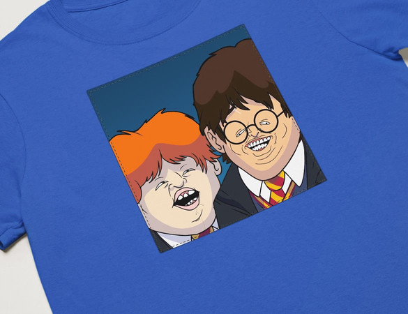 Koszulka z naszywką  Harry Potter parody