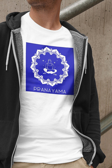 Koszulka z naszywką Pranayama