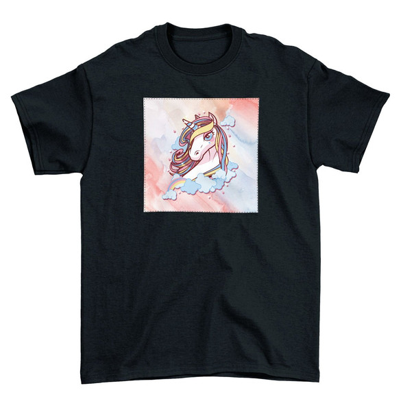 Koszulka z naszywką Unicorne 02