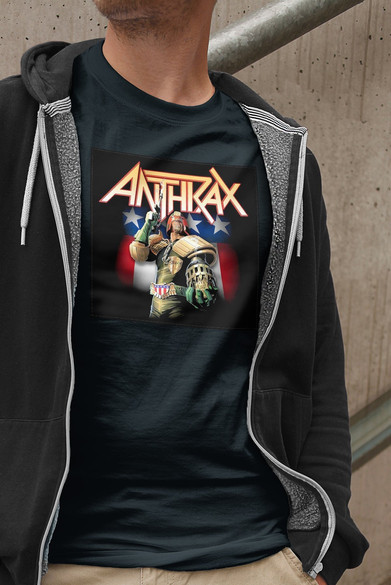 Koszulka z naszywką Anthrax 