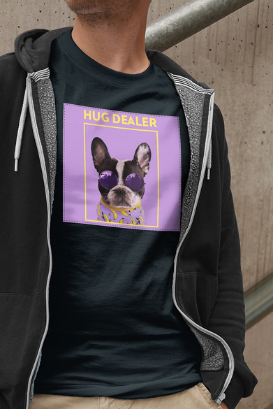 Koszulka z naszywką Hug dealer