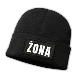 Czapka zimowa z naszywką ŻONA