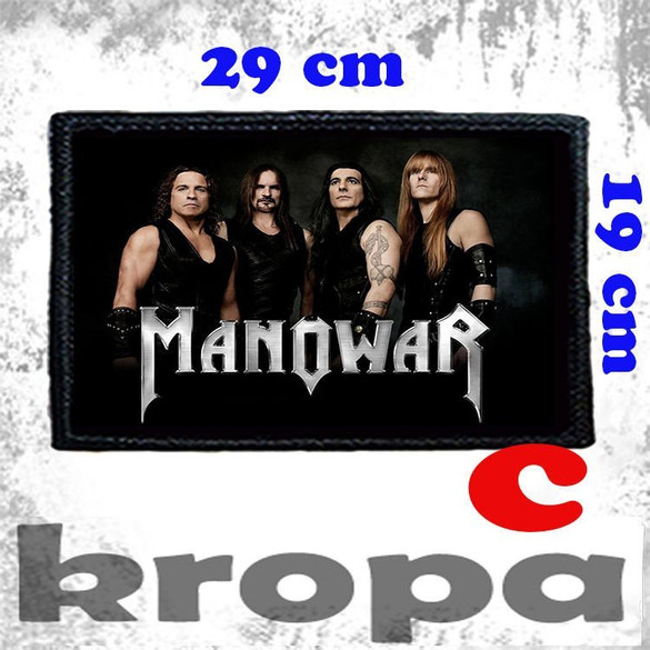 Naszywka duża na ubranie MANOWAR