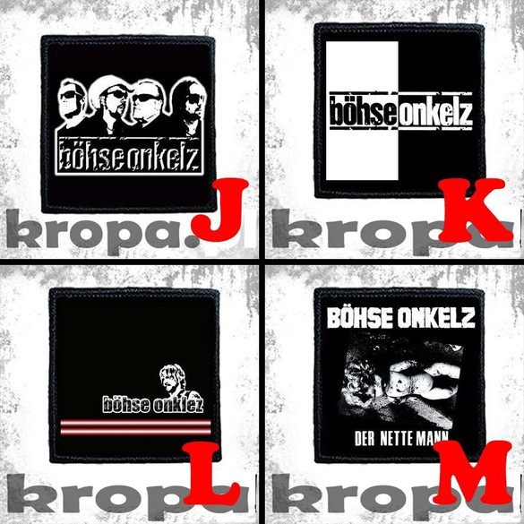 Naszywka BOHSE ONKELZ 8 X 8 cm Dużo Wzorów!