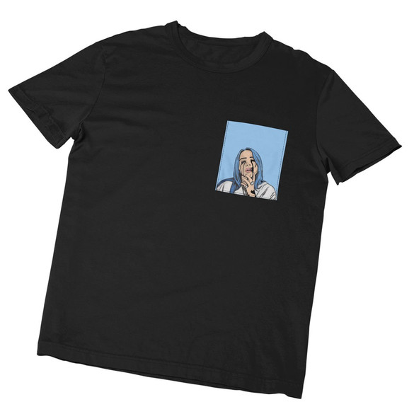 Koszulka z kieszonką BILLIE EILISH 01