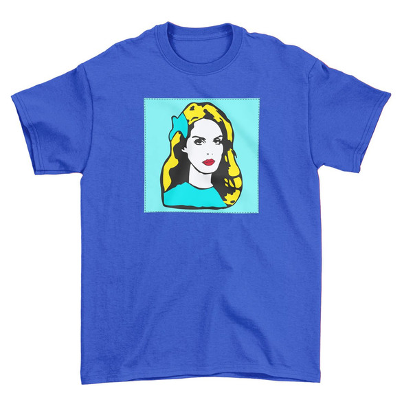 Koszulka z naszywką LANA DEL REY  pop art