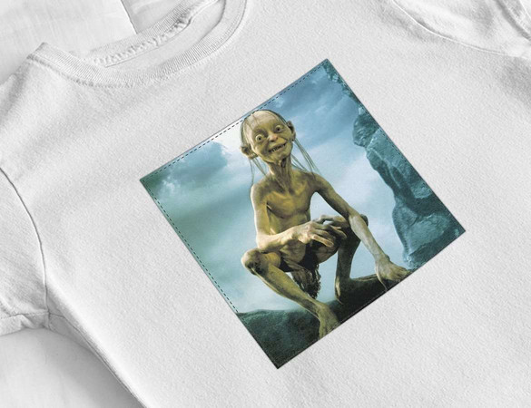 Bluzka damska z naszywką Gollum (Smeagol)