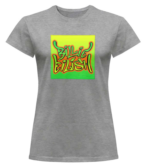 Bluzka damska z naszywką Billie Eilish 05