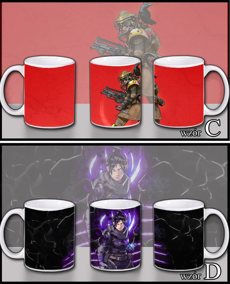 APEX LEGENDS Zestaw poduszka kubek WZORY+GRATIS