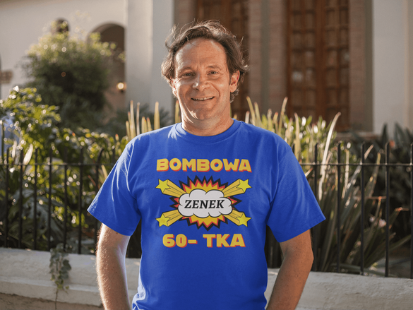 Koszulka urodzinowa BOMBOWA ... Podaj imię i wiek!