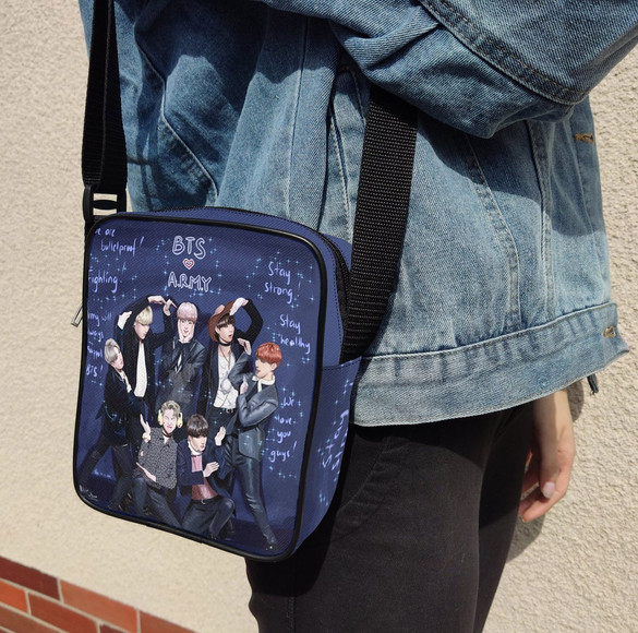 Torba Listonoszka BTS Band Dodaj swój napis!