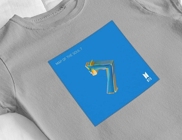 Bluzka damska z naszywką BTS Map of the Soul 7