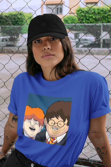 Koszulka z naszywką  Harry Potter parody