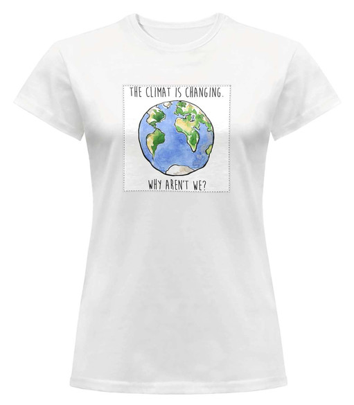 Bluzka damska z naszywką The Climat...