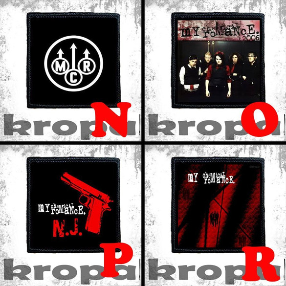 Naszywka MY CHEMICAL ROMANCE 10 x 10 cm  