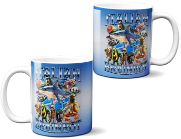 Kubek Italian Brainrot Ekipa większa Stworków włoskich brainrotów