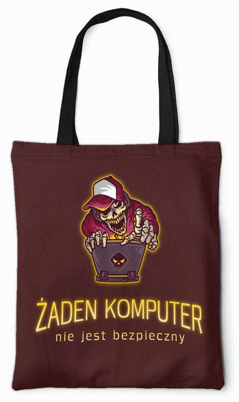 Torba na ramię Żaden Komputer DODAJ NAPIS!